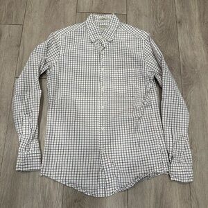 J. Crew Men's Secret Wash Grid Pattern Shirt